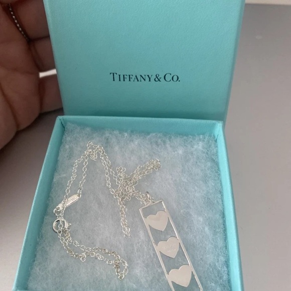 Tiffany & Co. Jewelry - Tiffany & Co. Silver Triple Heart Necklace